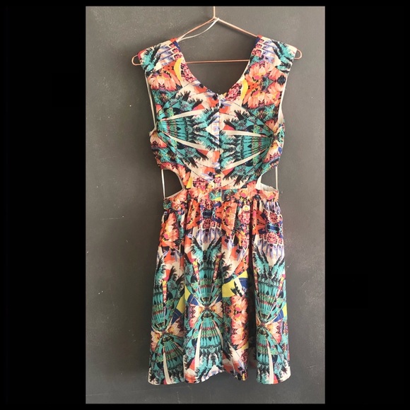 JEALOUS TOMATO cut-out fit & flare dress - EUC - Picture 3 of 8